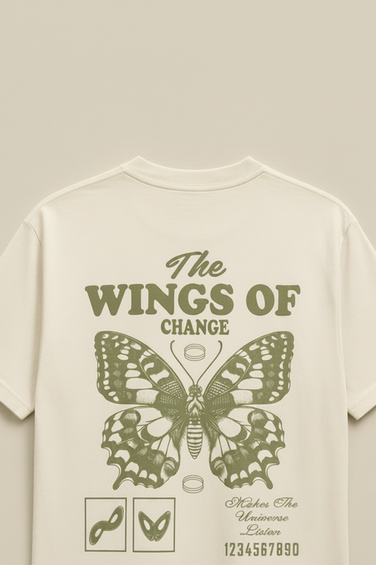 Wings of Change Oversized Tee